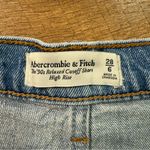 Abercrombie & Fitch  The ‘90s Relaxed Cutoff Short High Rise Women’s Size 6/28 Photo 4