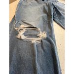 American Eagle  MOM JEAN LIGHT DISTRESSING WOMENS PLUS SIZE 14 XTRA SHORT Photo 5