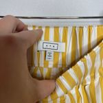 AYR  100% CottonStaycation Shorts in Yellow and white Sz M Photo 6