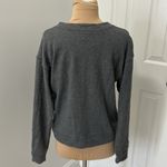 Mother The Tie Up Easy Sweatshirt Charcoal Size L Photo 2