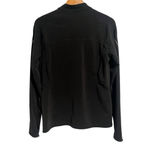 Adidas  Jacket Womens Large Long Sleeve 1/4 Zip Pullover Black Activewear Top Photo 9