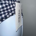 Montce Paula Tie Up Blue White‎ Gingham Bikini Bottom NWT Size XS HTF Photo 4