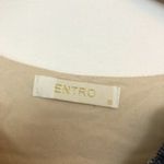 Urban Outfitters  ENTRO Cream Ivory Embroidered Tribal Boho Aztec Blouse Top S Photo 2