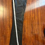 American Eagle  outfitters black faux leather curvy classic bootcut jeans 28S Photo 16