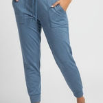 Aerie  Chill Play Move Joggers XXL Blue High Rise Stretch Lounge Athletic Pant Photo 0