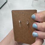 Handmade Cream kitty cat  earrings Photo 2