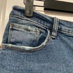 Kensie Size 4 Vintage Luxe The High Rise Midi Skirt Front Slit Denim Jean Photo 4