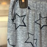 Lucky Brand  Women's Small Heather Blue w/Stars Pull On Pajama Bottoms Drawstring Photo 8