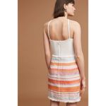 Hutch Anthropologie Kalyn Halter Top Striped Fringe Dress - Size Size 10 Photo 1