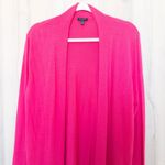 Talbots  Womens Open Front Cardigan Sweater Size M Pink Preppy Classic Office Photo 1