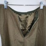 Bill Blass Vintage Satin Lined Tweed Wool Pants ** Frayed at ankle hem - see pho Photo 2