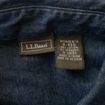 L.L.Bean denim duster dress woman’s 8 reg 3/4 sleeve Photo 4