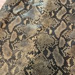 Prómesa Promesa NWT zip closure faux snake skin brown tan mini skirt w/pockets. Size M. Photo 1