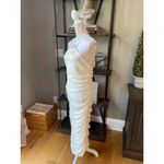 Likely Carmona Halter Bodycon Midi Dress Cream Tan Womens Size 12 Photo 5