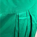 Modcloth Emily & Fin emerald green 100% cotton postures midi dress size large Photo 7