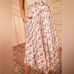Ulla Johnson NEW Charline Floral Pleated Midi Skirt Belted NWT Size 2 100% Silk Photo 1