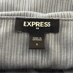 EXPRESS  Ribbed Wide Leg Jumpsuit Layered Bodice Blue S Photo 2