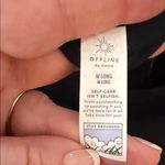 Aerie  Offline Black High-Rise OG Leggings Size Medium Long Photo 7