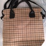 Beige Plaid Shoulder Bag Tan Photo 2