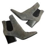 Kendall + Kylie  Gray Suede Ankle Booties Photo 0