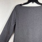 Gap  Medium Dress Gray Boatneck Midi Long Sleeve‎ Party Formal Neutral Stretchy Photo 3