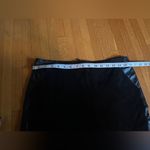 M&S Autograph Mixed Suede and Leather Black Mini Skirt, Size 8 Photo 1