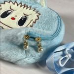 Cute Blue Furry Bunny Crossbody Bag Photo 2