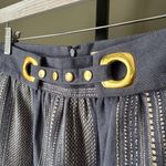 Anthropologie  Madchen Midi Skirt Blue - 4 Photo 3