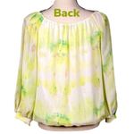 Alice + Olivia “Alta” peasant style, Boho chiffon blouse in size Medium. EUC Photo 7