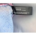 Y2K Pink Denim Mini Skirt Rhinestone Belt Paw Charm Distressed Size S Photo 6