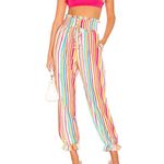 Tularosa Rainbow Stripe Quinn Pants Size XS NWT Photo 0