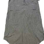 Claridge + King Black Gingham Banded Cotton Shirt Dress, Sz M Size M Photo 9