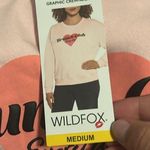 Wildfox NWT Graphic Crewneck “Brunch Club Everyday” Sweatshirt Size Medium Photo 8