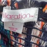 Xhilaration Tribal print strappy smocked halter romper size large Photo 5