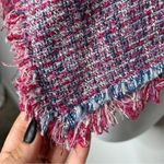 ROBBI & NIKKI Tweed Blazer Jacket Womens Small Pink Maximalist Office Fun Funky Photo 3