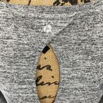 90 Degrees Grey Marled Pullover Open Back Gray Size M Photo 2