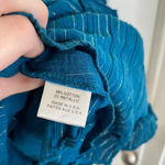 MISA Los Angeles  Rosella Tiered Mini Dress Turquoise Blue Size Small Metallic Photo 7