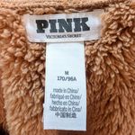 PINK - Victoria's Secret  Tan Sherpa Cropped Cardigan Medium Photo 3