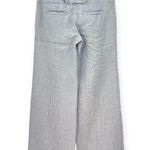 Elevenses x Anthropologie | Size 0 | 100% Linen Light Blue Wide Leg Sailor Pants Photo 4