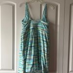 Lands' End  Tummy Control Swim Dress One Piece Swimsuit with Shorts Size 12 Photo 3