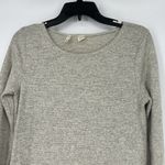 Anthropologie Moth Cross Back Sweater Dress Cream Midi Length Pockets Size XS Photo 1