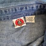 Looney Tunes: tweety bird jean button up top Blue Size L Photo 8