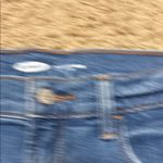 Old Navy  Women's Mid Rise Boyfriend Blue Distressed Denim Shorts Photo 1