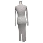 Freshmen 1996 Ribbed Knit Maxi Sweater Dress Women’s Long Sleeve Bodycon XS Photo 4