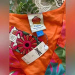 Anthropologie Farm Rio Cut-Out Top in Red Motif Size XL NWT $148 Photo 3