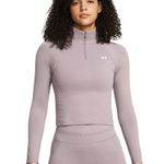 Under Armour Vanish Cropped Quarter Zip Tetra Gray size Medium Photo 0