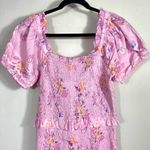 Love Shack Fancy  Jarrah Dress Royal Pink Berry Large NWT Photo 12