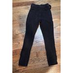 Reformation Kayo High & Skinny Jeans Belted High Rise Black Denim Women Size 25 Photo 1