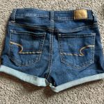 American Eagle  Jean Shorts High-Rise Shortie Super Stretch Photo 1