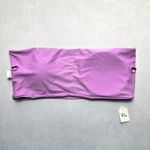 Purple Bandeau Stretch Swim Sports Bra Beach Bralette Bikini Top XL Extra Large Photo 7